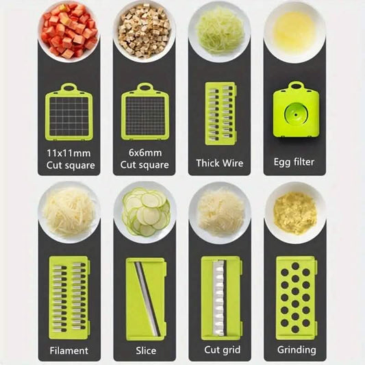 Chef Rizm 14-in-1 Vegetable Chopper & Prep System